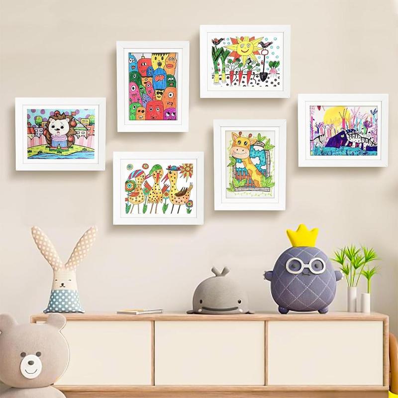 Magnetic Photo Frame, 1 Count Creative Children's Art Display Frame Room Decor, Front-opening Changeable Picture Frame, Kids Artwork Display Photo Frame, Home Decor, Room Decor