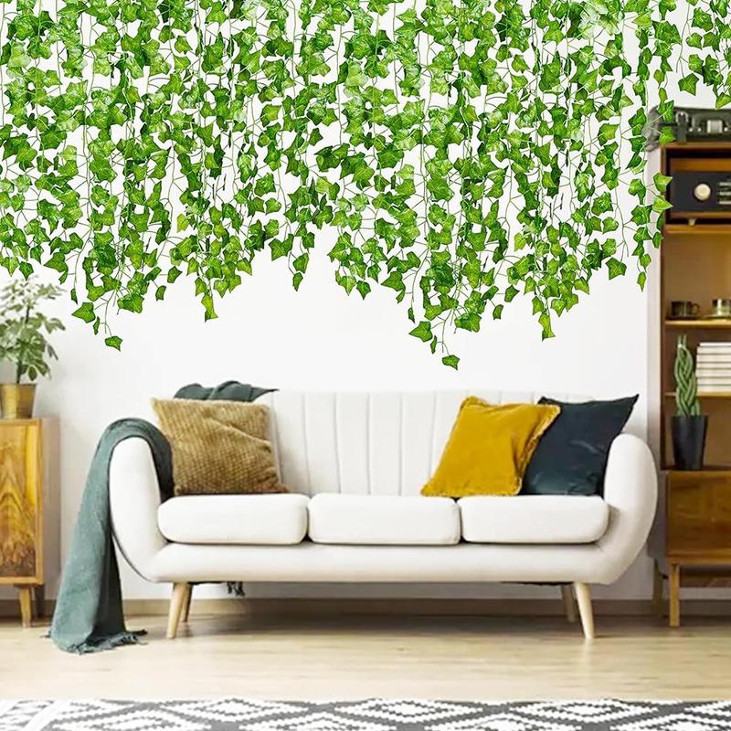 Spring Decor Artificial Ivy Vine, 12 24 36 Pcs Fake Leaf Vine for Room Decor, Aesthetic Ivy Vines for Home Decor