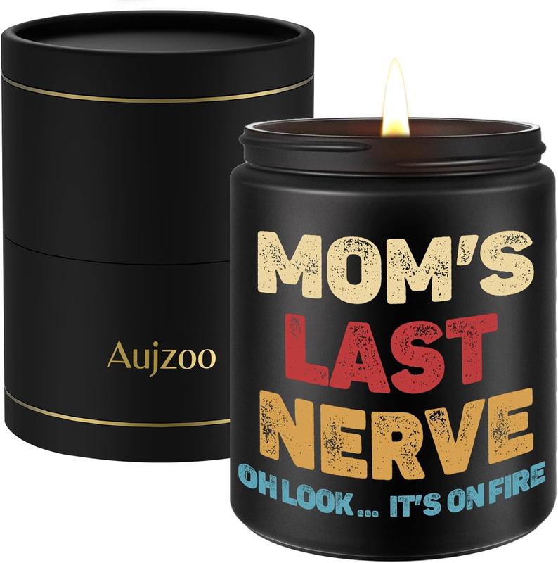 Mom's Last Nerve Candle - Unique Birthday Gifts for Mom Decor Lavender