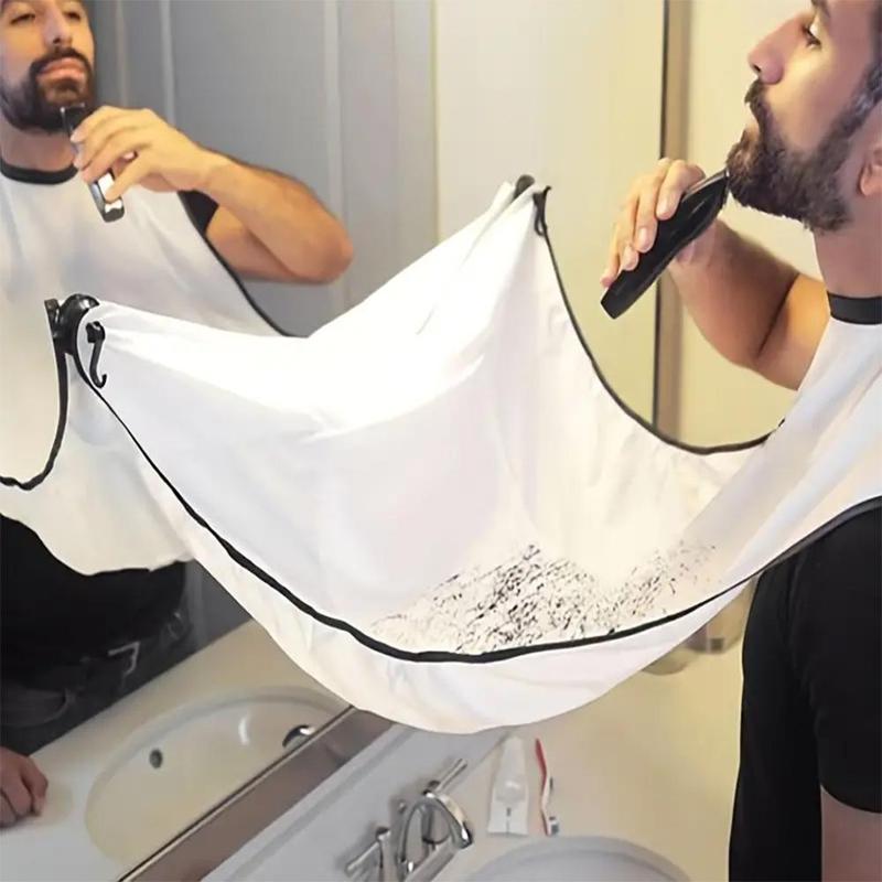 Portable Shaving Cloak, Waterproof Barber Apron With Suction Cup, Barber Tool For Home & Salon