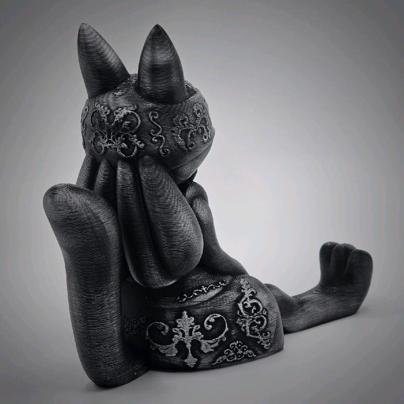 Lucario 3d Printed Pokemon Statue