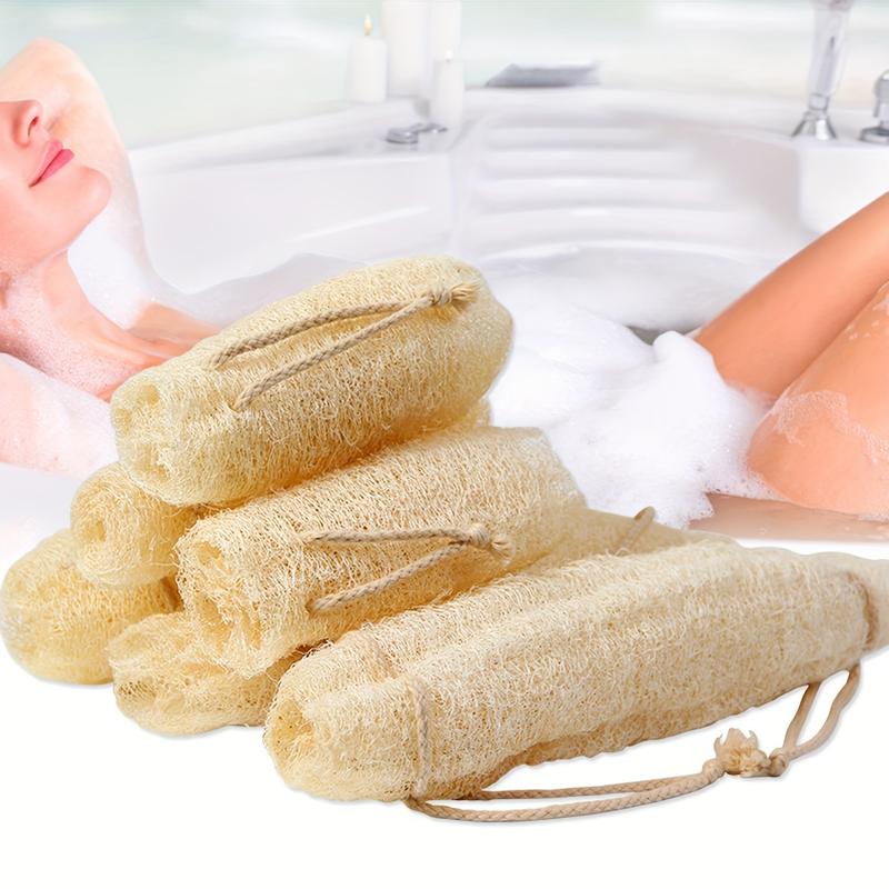 4PCS natural organic luffa net, used for luffa net shower exfoliating, spa bathtub, spa skincare products, back accessories