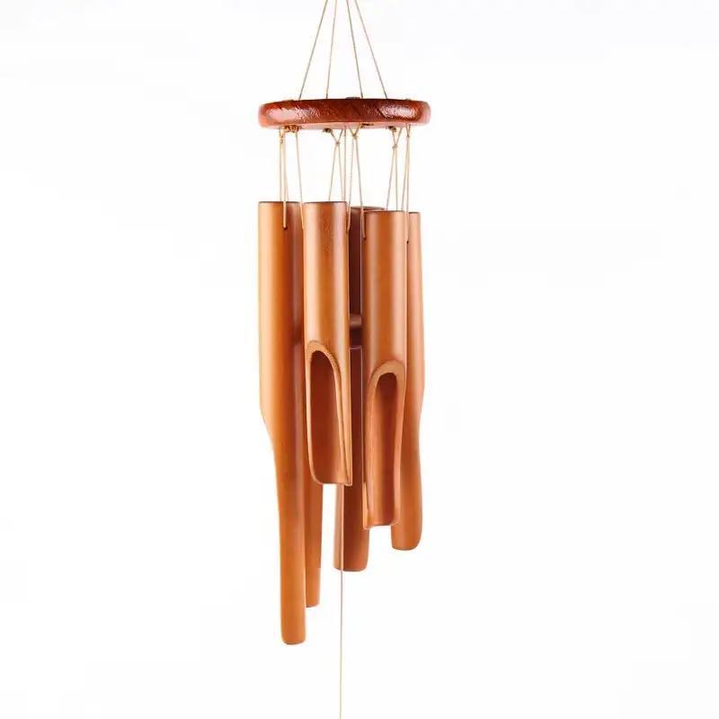 Bamboo Wind Chime, Elegant Outdoor Hanging Wind Chime, Hanging Decor for Home Indoor and Outdoor Garden Yard