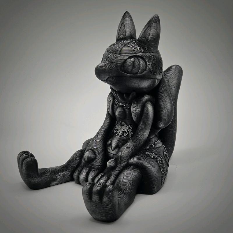 Lucario 3d Printed Pokemon Statue