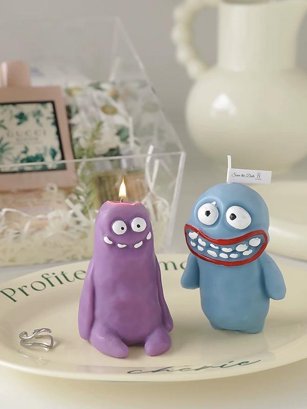 Candle and Fresheners with Monster Design and Scented Aroma candle obsessed Decor Gift, Decorative Ornaments, Room Decoration, Cozy Perfume Light, Fragrance