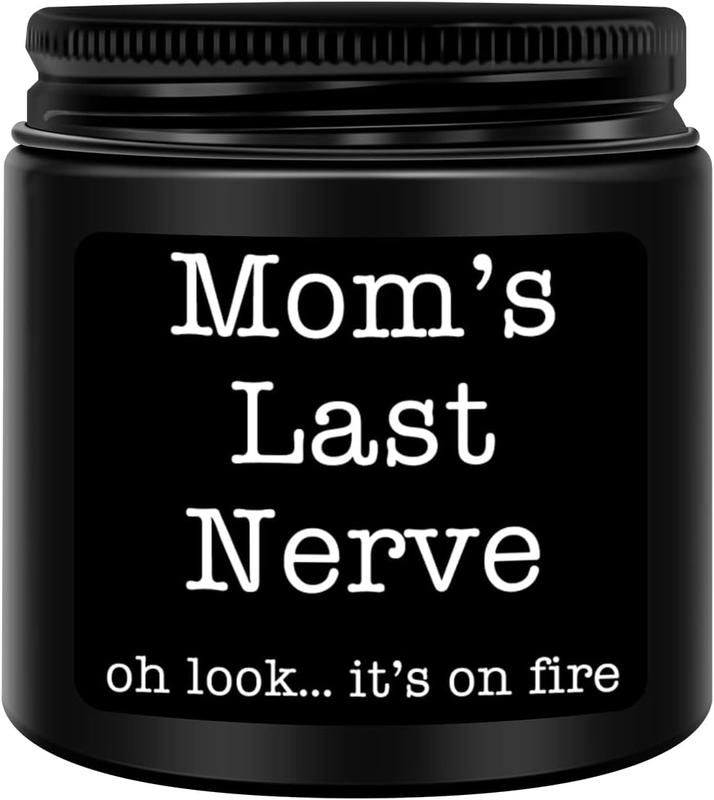 Mom's Last Nerve Candle - Unique Birthday Gifts for Mom Decor Lavender