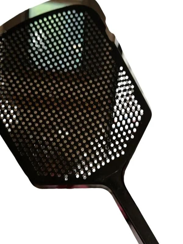 Manual Fly Swatter 3-Pack - Flexible, Heavy-Duty Bug Swatters with Thick Handles, Black - Indoor & Outdoor Use