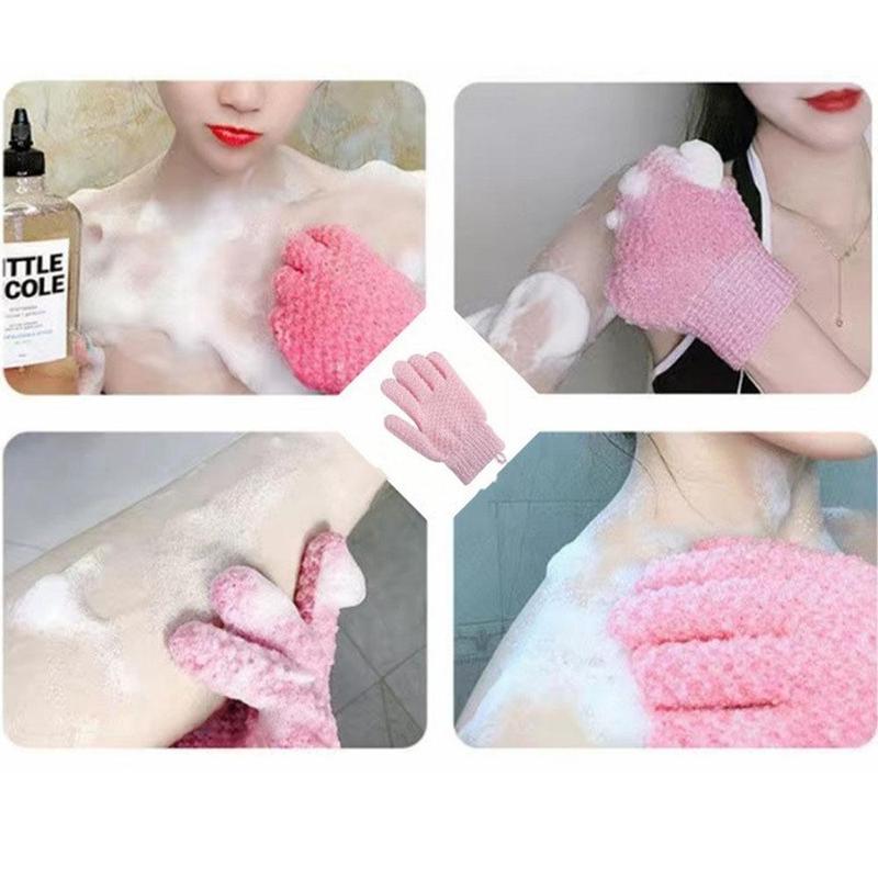 Girl Room Accessories, 1 Count Bath Glove, Exfoliating Bathing Scrubbing Glove, Bathroom Accessories