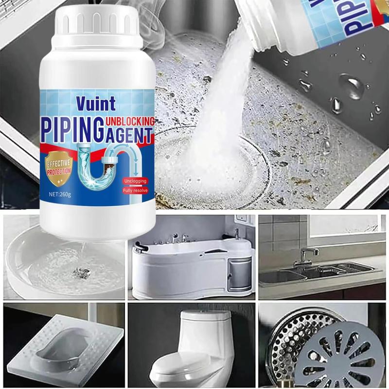 Powerful  Pipeline Dredging Agent, Pipe  Dredge Deodorant,Sink Drain Cleaner,for Kitchen Toilet Pipeline Cleaning   Drain Cleaner  Drain Clog Remover Powder, Pipe Unclogger, Kitchen Unblocker- Pipe Drain Cleaner for Kitchen Pipeline Quick Cleaning