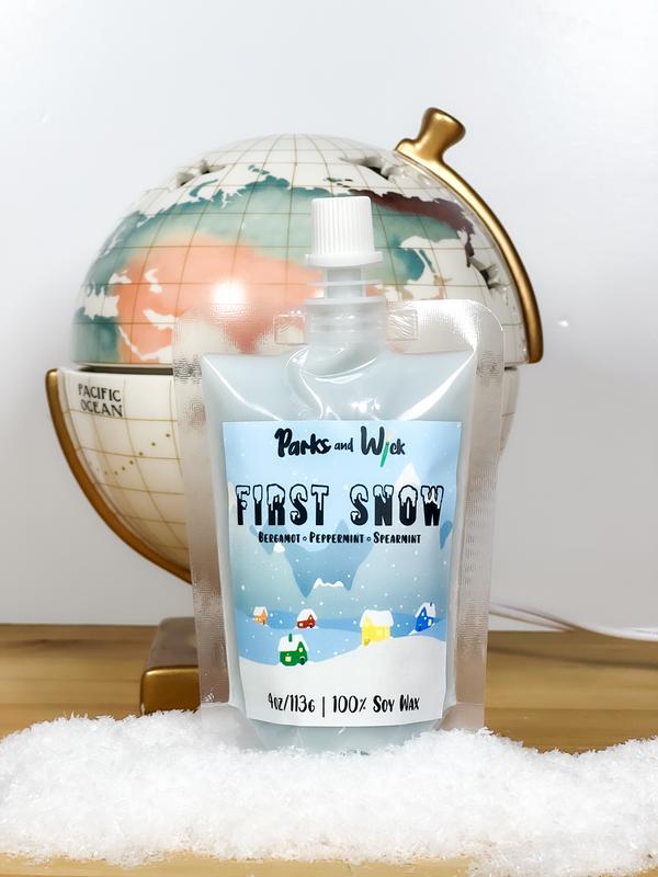 Winter Wonderland Collection Squeezable Soy Wax 8oz Pouch | Heavily Fragranced | Hand Poured