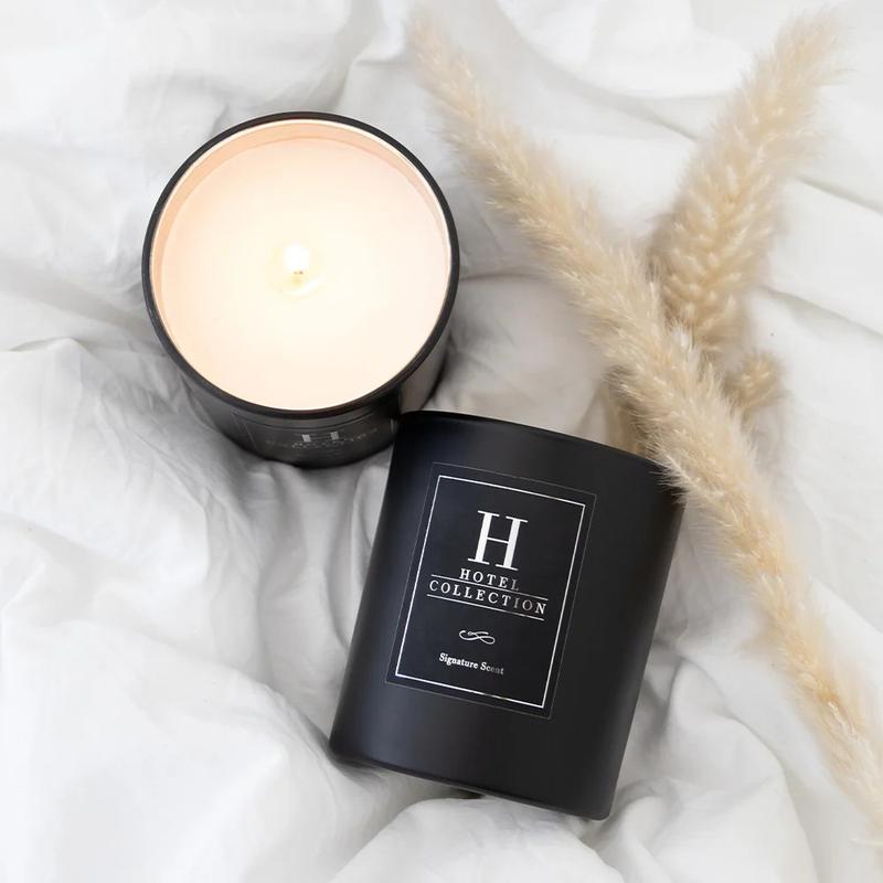 Hotel Collection Dream On Scented Candle | Infused with Essential Oils of White Tea, Cedar and Aloe Vera | 90-Hour Burn Time, Soy Candle 14 oz.