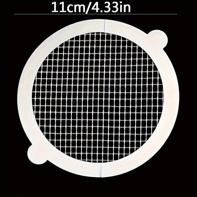 Shower Drain Cover, 10pcs set Anti-clogging Hair Filter Sticker, Bathroom Accessories, Bathroom Supplies for Home Use, Home Supplies