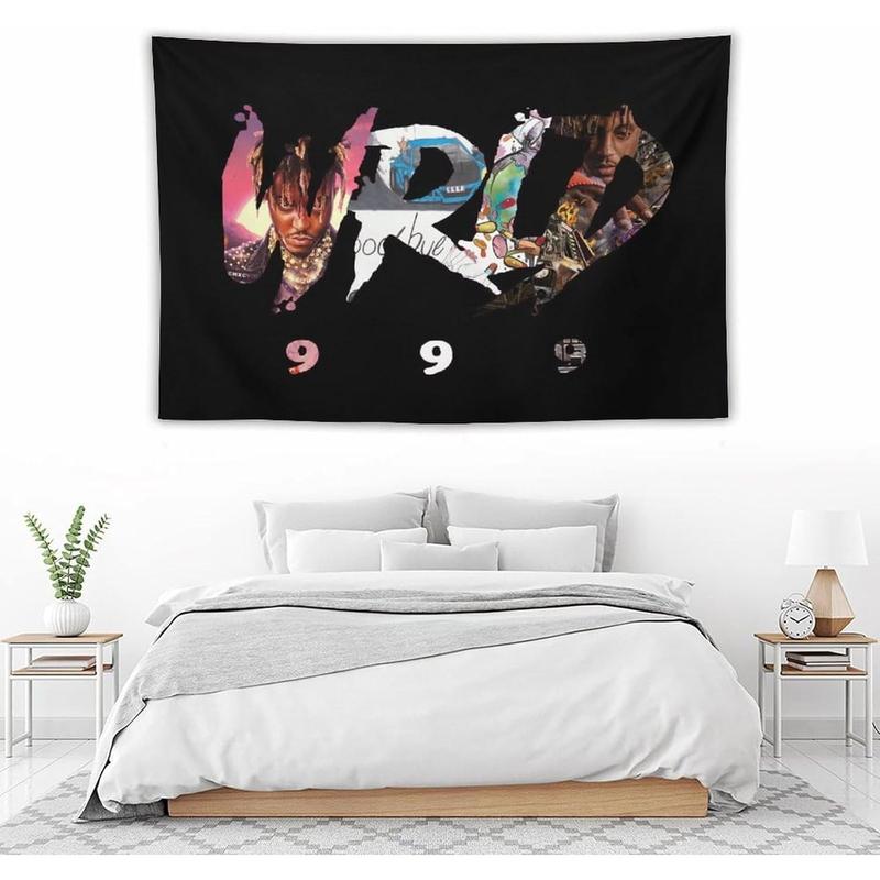 Rapper Singer Tapestry for College Dorm, Juice Bedroom And Living Room Home Decor 40x60in, Meme Funny Wall Tapestries