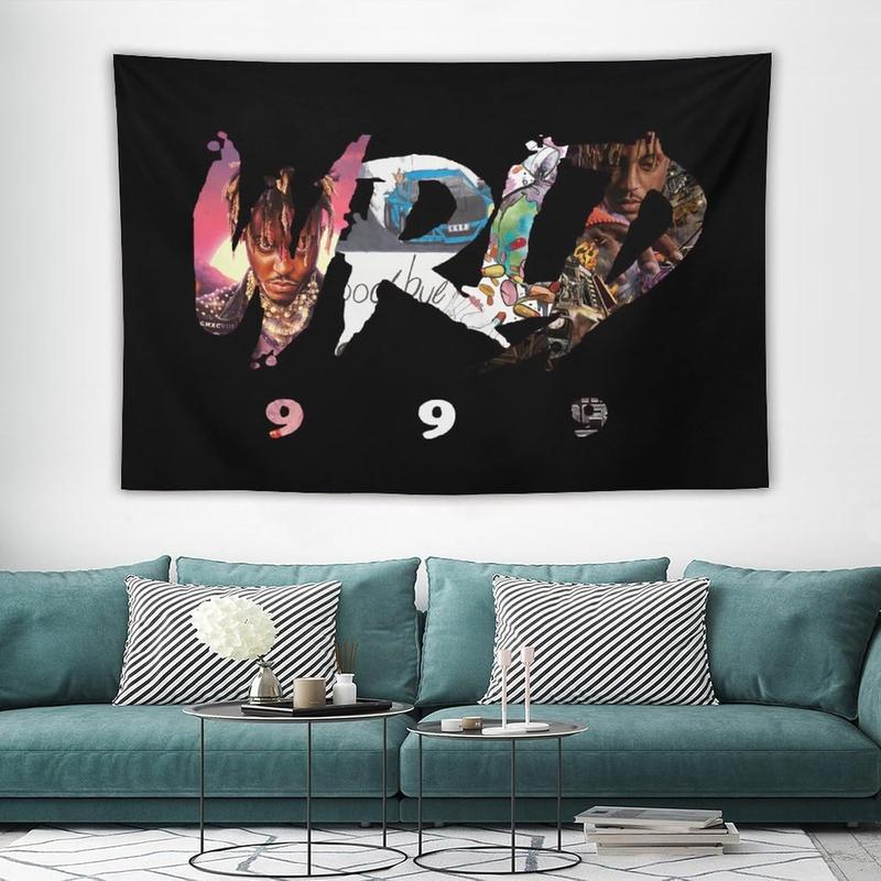 Rapper Singer Tapestry for College Dorm, Juice Bedroom And Living Room Home Decor 40x60in, Meme Funny Wall Tapestries