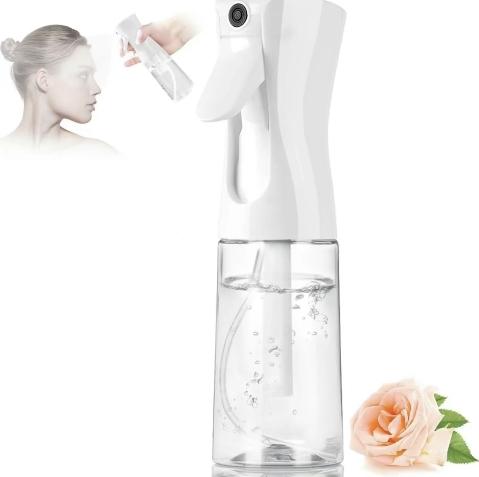 Multipurpose Clear Water Spray Bottle Continuous Spray Bottle with Ultra Fine Mist- Versatile Water Sprayer for Cleaning,Hairdresser Styling Tools,Water Spraye,Skin Moisturizing,Mist Spray Bottle for Styling,summer gift Light Organiser Canister