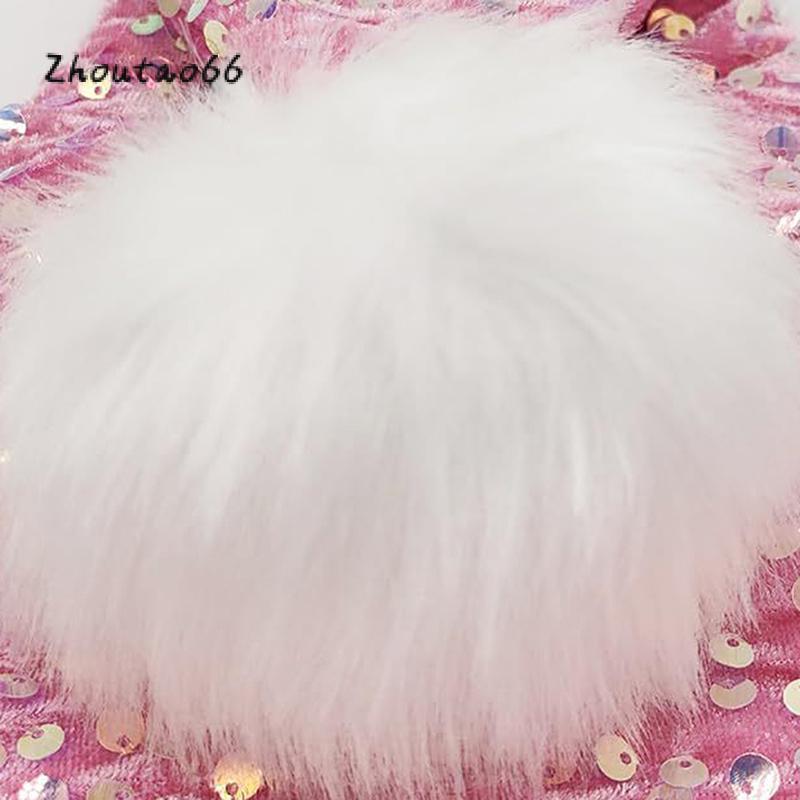 Christmas Santa Hats for Women Thicken Fuzzy Trim Shiny Sequin Caps Winter Christmas Costume Accessories