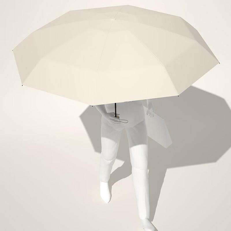 Portable Foldable Umbrella, 1 Count Manual Mini Pocket Umbrella, Sunny and Rain Dual-use Umbrella for Outdoor Activities