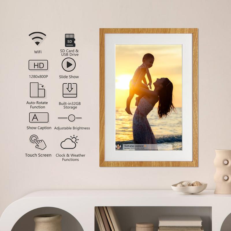 [Black Friday] Christmas Gift Digital Photo Frame, 10.1