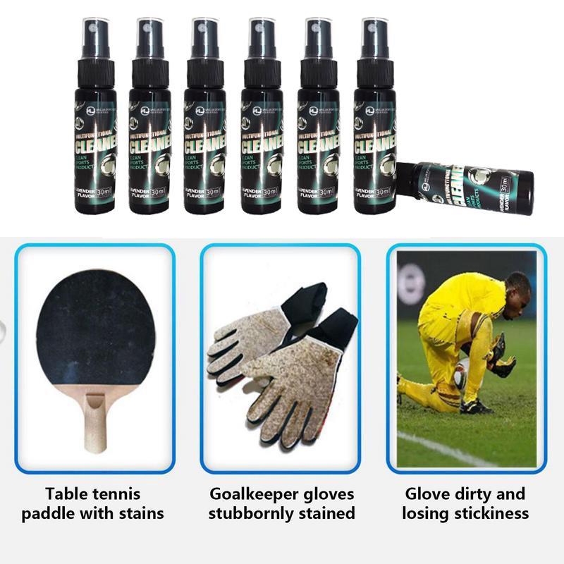 Multi-functional Cleaning Agent, 30ml Multipurpose Cleaner for Soccer Gloves, Table Tennis Racket Rubber Skin Decontamination