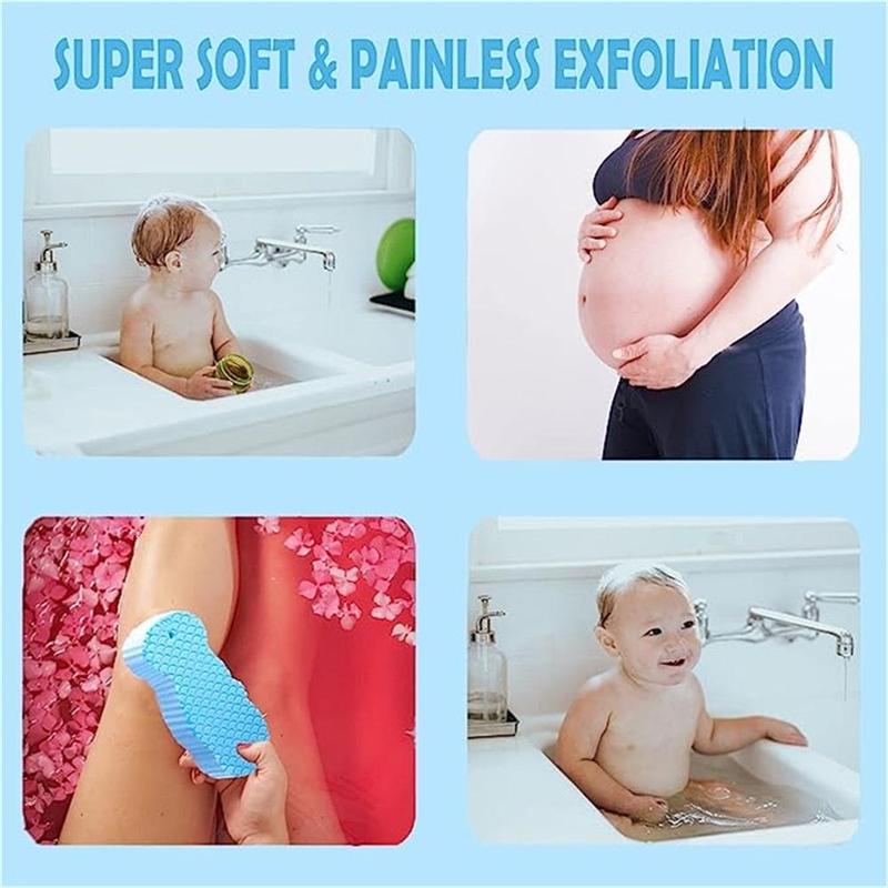 Super Soft Exfoliating Bath Sponge, 1 Count Ultra Soft Exfoliating Sponge Shower Brush, Bath Sponge Dead Skin Remover, Exfoliating Bath Sponge,for Women, Men, Kid