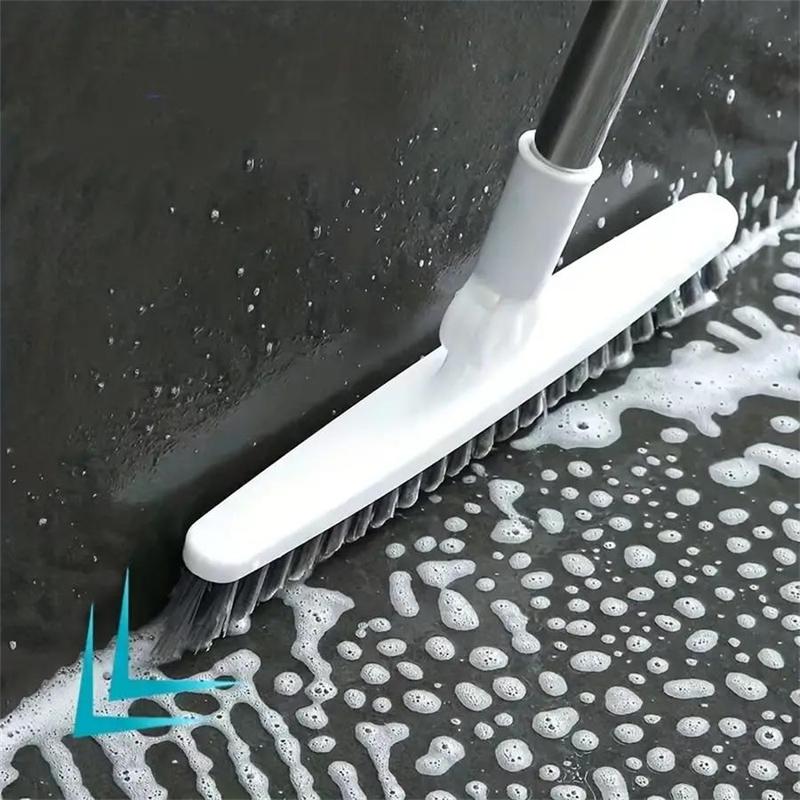 Rotating Floor Scrub Brush, Long Handle Floor Cleaning Brush, Bathroom Tile Cleaning Brush, Household Cleaning Tool for Kitchen Bathroom