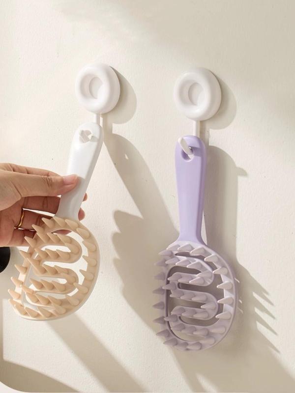 Long Handle Hair Scalp Massage Brush, Scalp Scrubber, Hair Brush for Deep Cleaning, Shower Massage Brush, Shampoo Brush, Bathroom Accessories, Household Hair Care Tool