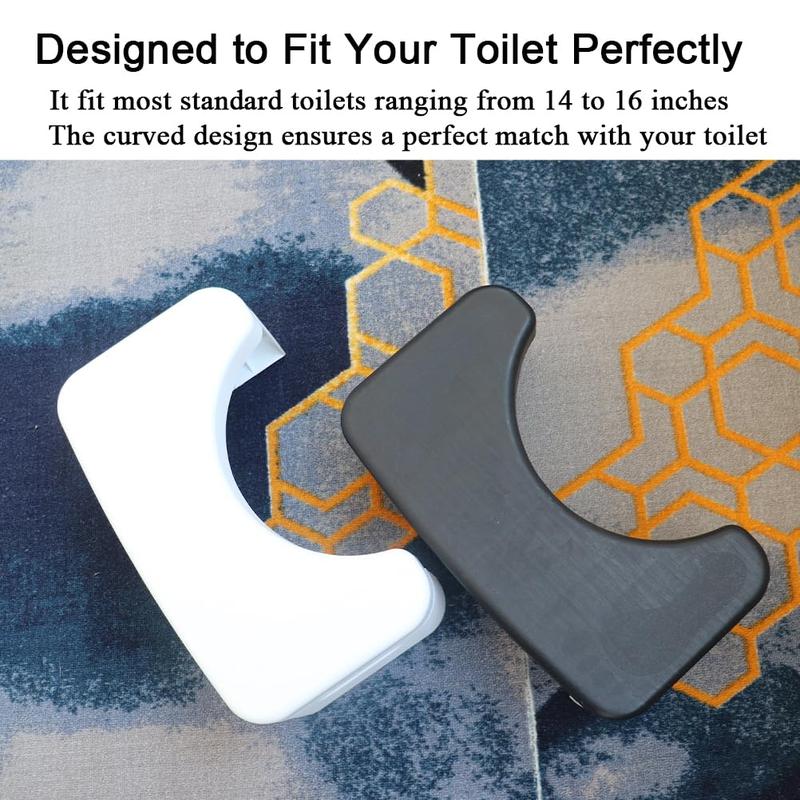 Folding Toilet Stool, Foldable Squatting Stool Poop Stool, Bathroom Toilet Potty Stool, Splicable Poop Stool | Bathroom Accessories | Foot Stool (White Toilet Stool)