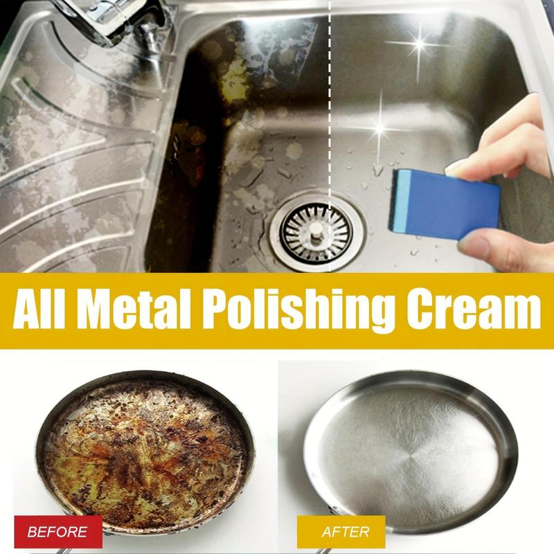 Car Rust Remover, Car Rust Converter, Car Cleaning Paste, Multifunctional Cleaning Tool for RV Bathroom & Kitchen Surface