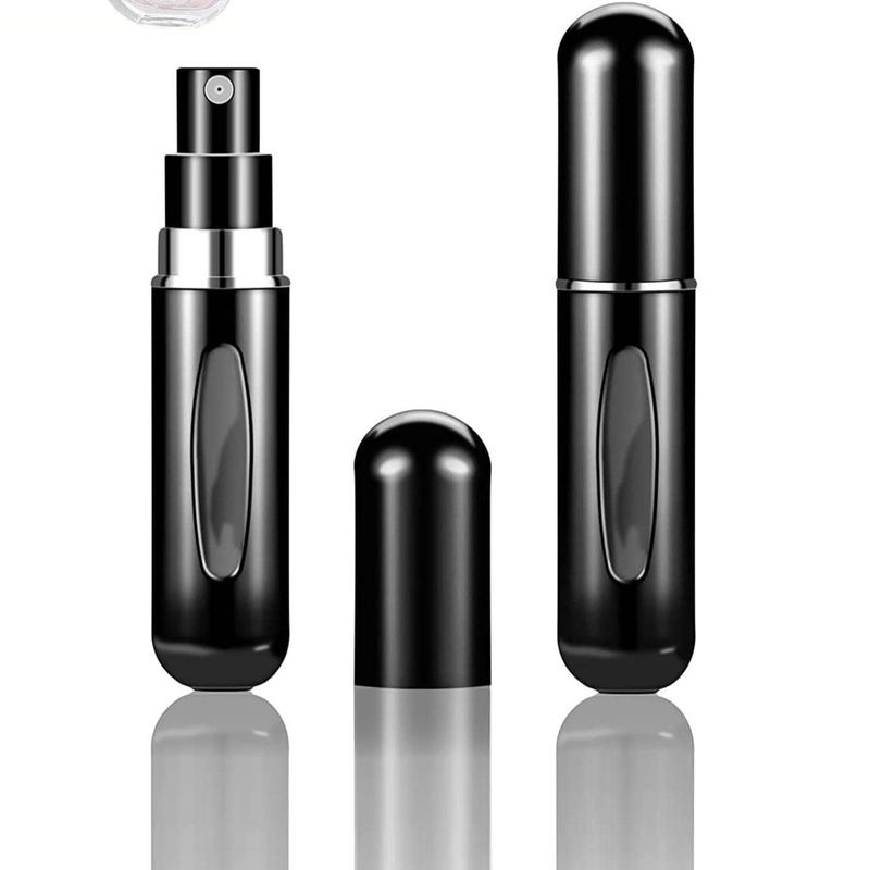 Portable Mini Fragrance Atomizer Bottle, Reusable Refillable Spray Bottle, Pocket Size Travel Perfume Atomizer, Empty Spray Bottle Mist Spray Bottle for Perfume and Toner, Christmas Gift