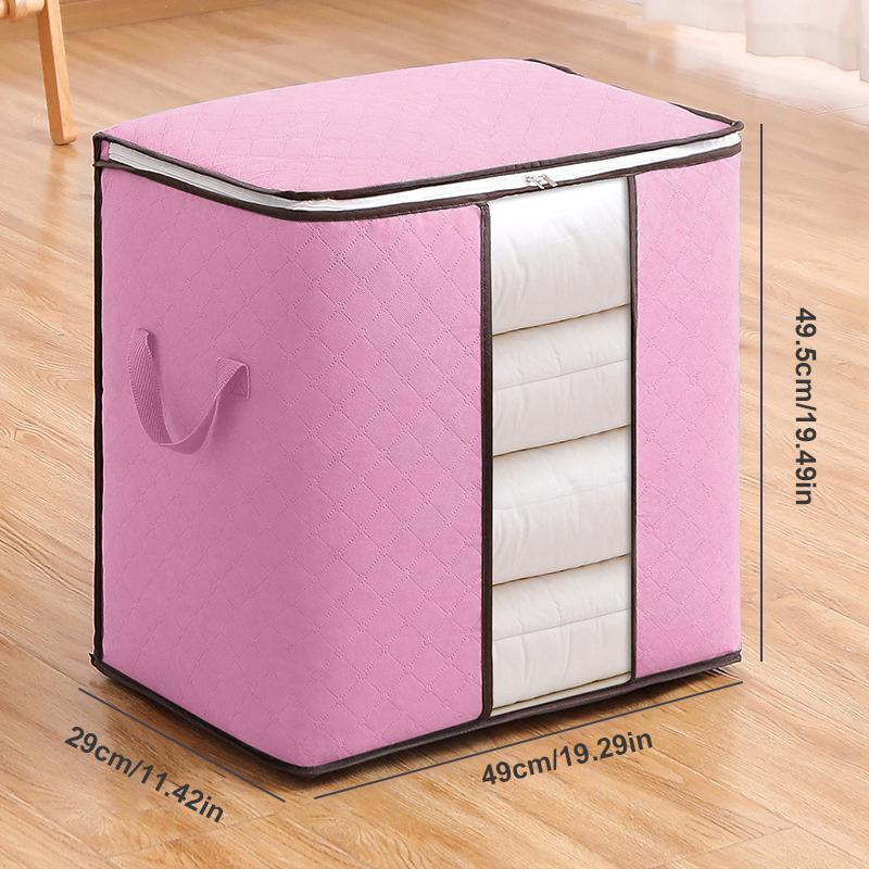 5pcs Large Capacity Multiple Size Clothes Storage Box, Quilt & Clothes Storage Organizer, Clothes Storage Bag