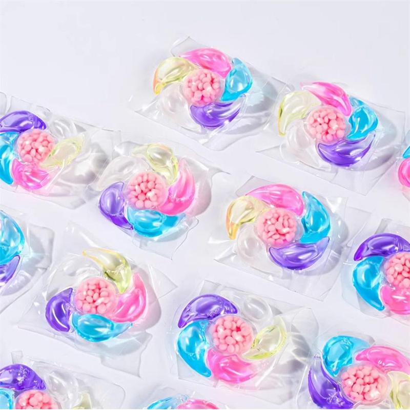 6 in 1 Laundry Detergent Pod, 30pcs box Multifunctional Washing Machine Laundry Bead for Apartment and Dormitory, Washing Clothes Supplies