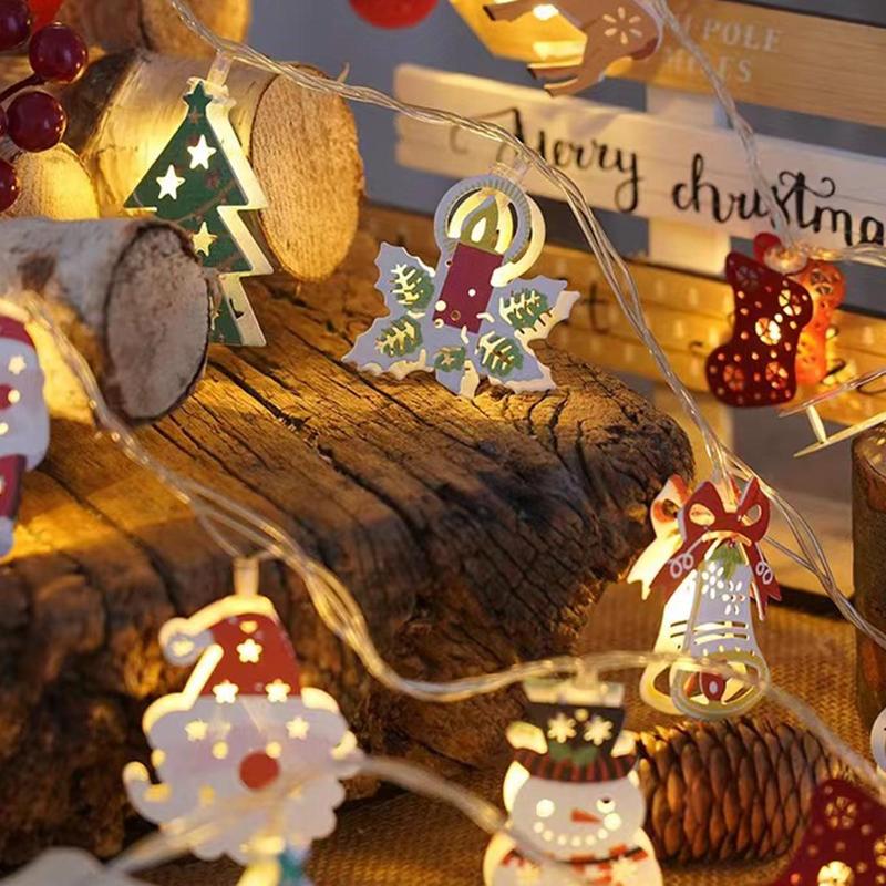 Christmas Led Decorative Light, 1 Count Mixed Color Cartoon Decorative Light, String Light  Ornaments for Christmas Tree Home Party