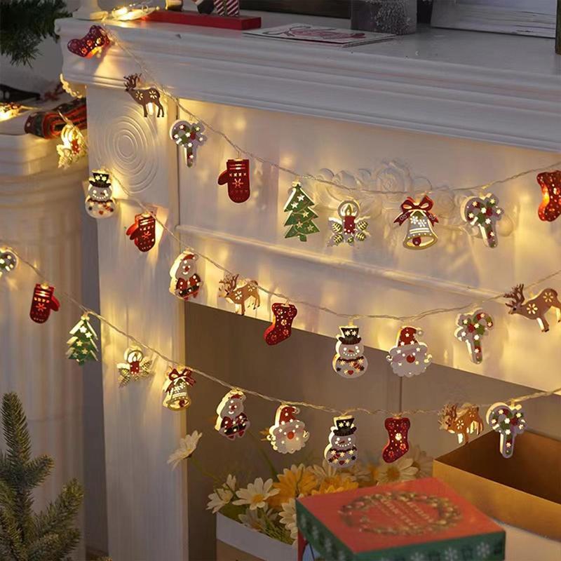 Christmas Led Decorative Light, 1 Count Mixed Color Cartoon Decorative Light, String Light  Ornaments for Christmas Tree Home Party