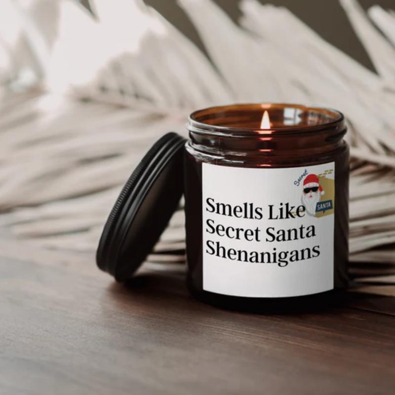 Secret Santa Gift, Funny Christmas Gift, Smells Like Secret Santa, Family Christmas Gift