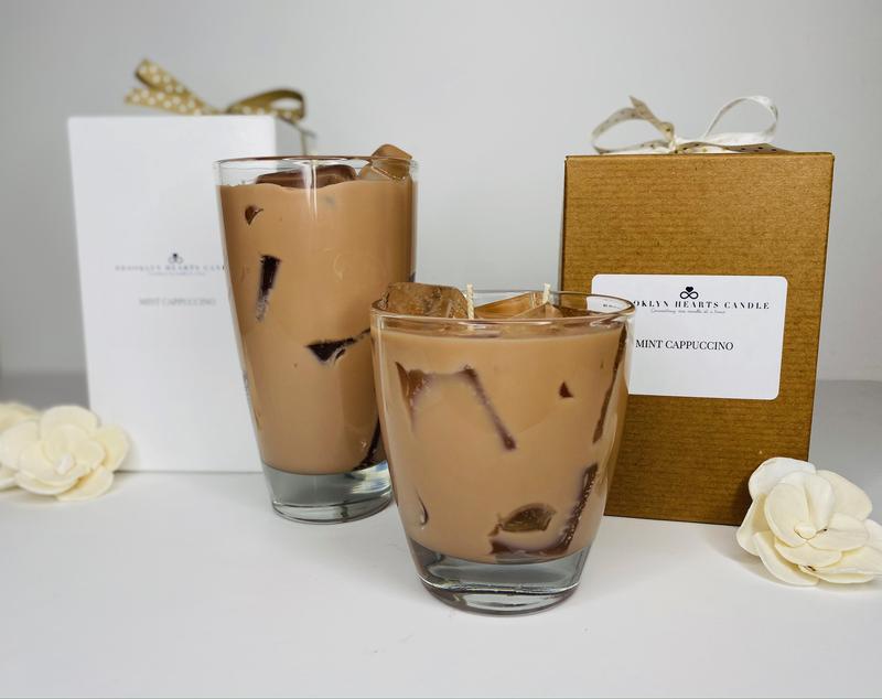 12 OZ Iced Coffee Candles | Latte Candles | Cappuccino Candles| Cafe Candles | Pumpkin Candle | Mothers Day Gift | Mom