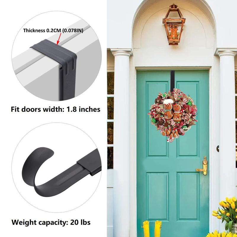 Wreath Hanger, Decorations Adjustable Wreath Hanger for Front Door Decor from 14.9-25