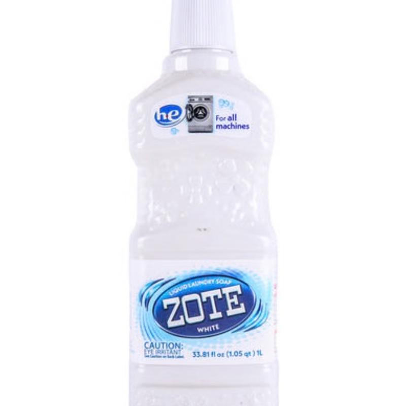 Zote Liquid Laundry Soap, 33.81 fl oz (1L) (Single Bottle)