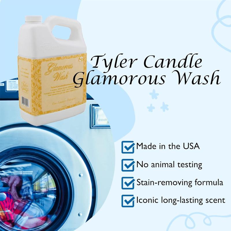 Tyler DIVA Glamorous Wash Laundry Detergent- 64 oz. - With Stain Remover Pen - DIVA Wash Liquid Detergent Designed for  Fabrics - Hand and Machine Washable