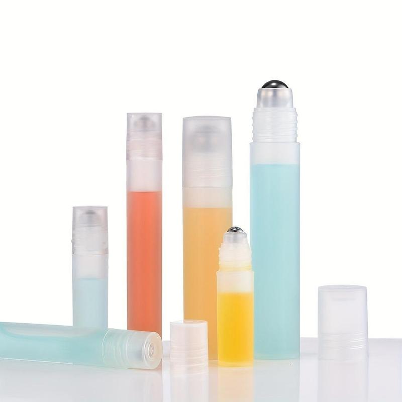 Refillable Essential Oil Roller Bottle, 10pcs set Clear Roller Ball Bottle, Storage Bottle for Travel and On-the-go Aromatherapy