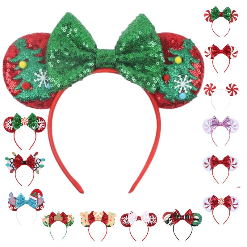 Christmas Ears - Perfect for Theme Park Visits, Dress-up, Parties, and more!