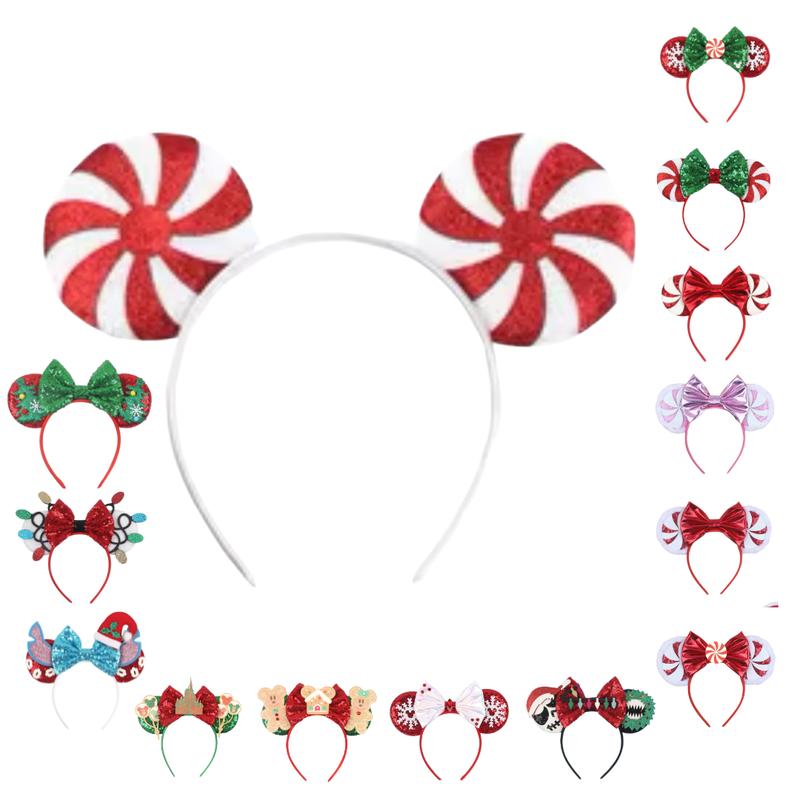 Christmas Ears - Perfect for Theme Park Visits, Dress-up, Parties, and more!