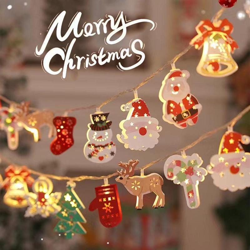 Christmas Led Decorative Light, 1 Count Mixed Color Cartoon Decorative Light, String Light  Ornaments for Christmas Tree Home Party