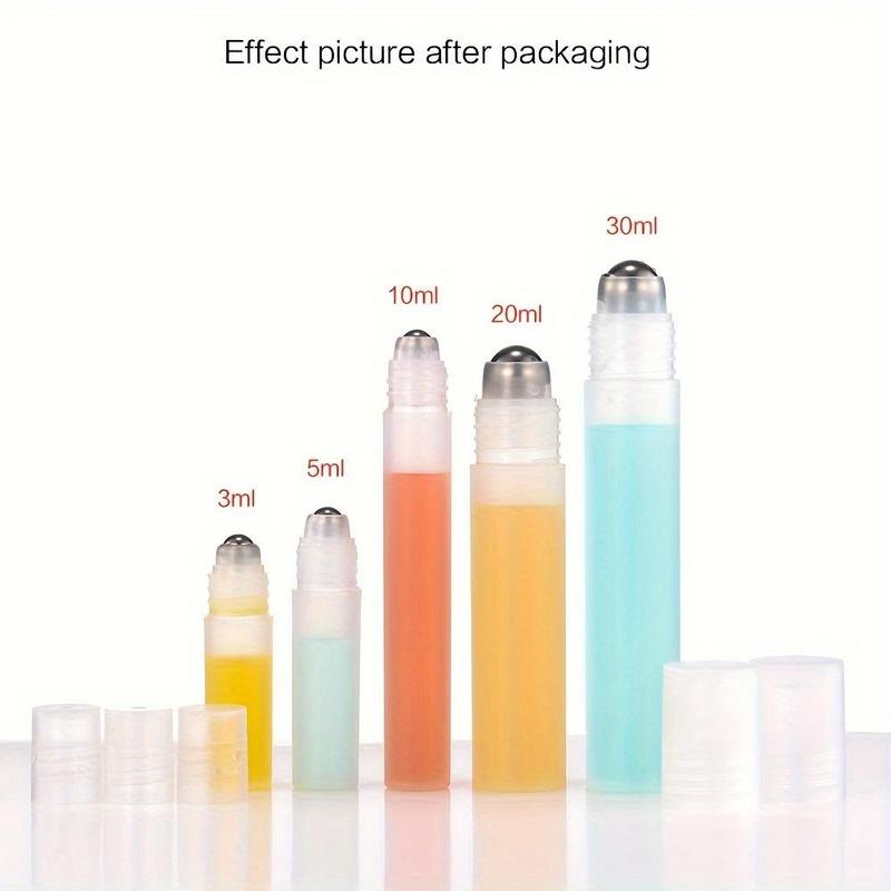 Refillable Essential Oil Roller Bottle, 10pcs set Clear Roller Ball Bottle, Storage Bottle for Travel and On-the-go Aromatherapy