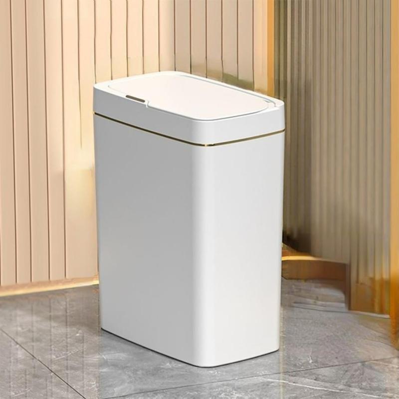 15L Smart Trash Can, Rechargeable Automatic Bagging Electronic Trash Can, Smart Sensor Garbage Bin, Household Kitchen Appliances for Home