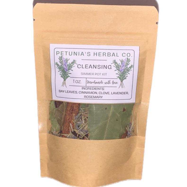 Cleansing Simmer Pot Mix | Herbal Simmer Pot Kit | Organic Stovetop Potpourri | Christmas Gift, Gift Ideas Room Freshener Lavender Scent