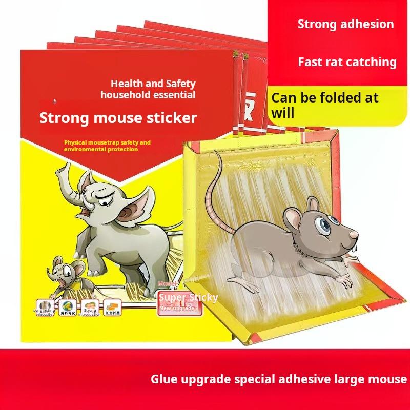 BugCatchMaster mouse rat&insects Mouse Strong Sticker Traps 5pcs Indoor for Home, Sticky Pest Control Adhesive Tray for Catching Bugs, Rats & Rodents,Glue Boards