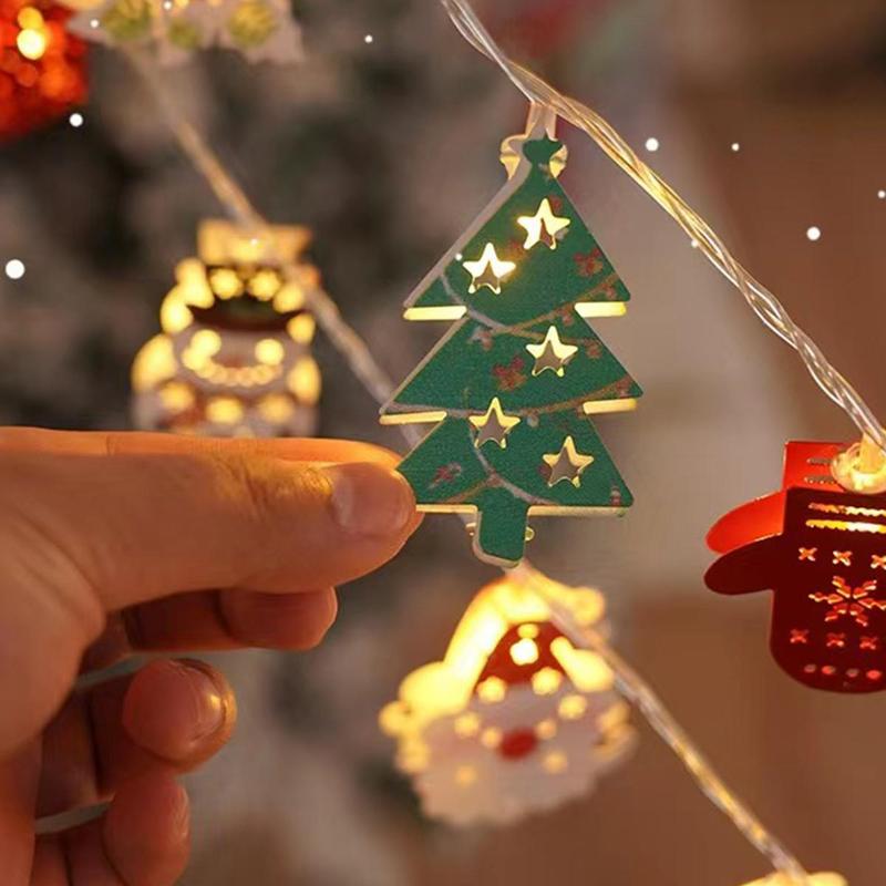 Christmas Led Decorative Light, 1 Count Mixed Color Cartoon Decorative Light, String Light  Ornaments for Christmas Tree Home Party