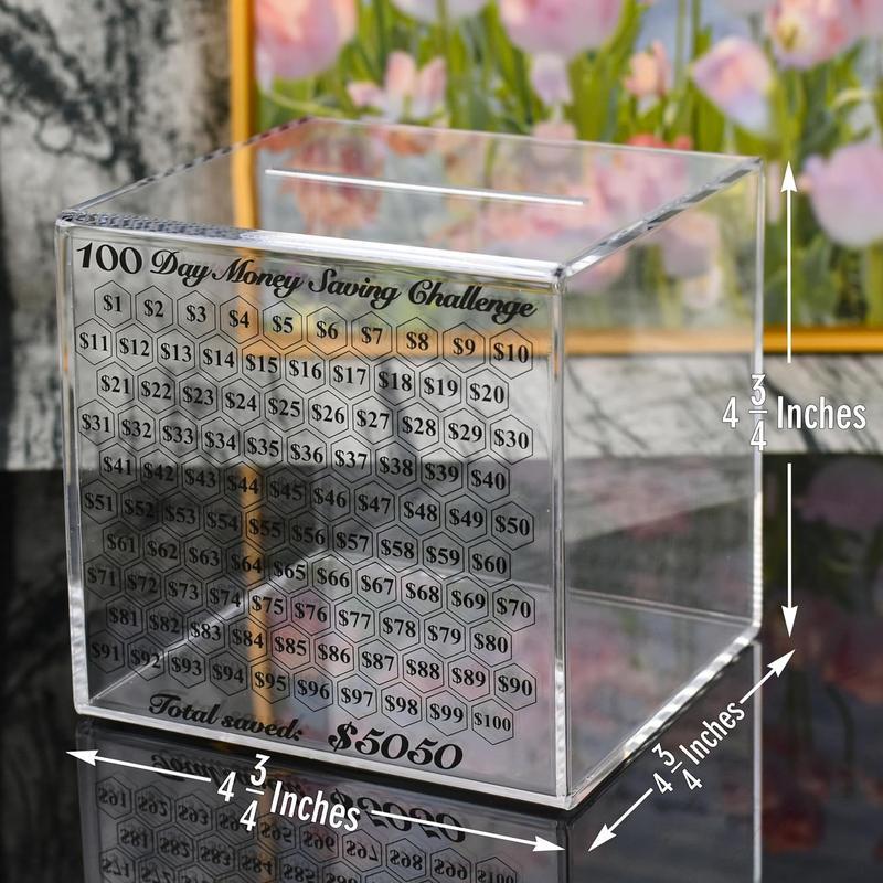 Adult Money Box, Indestructible Money, Clear Acrylic Money, Security Decor Ornaments