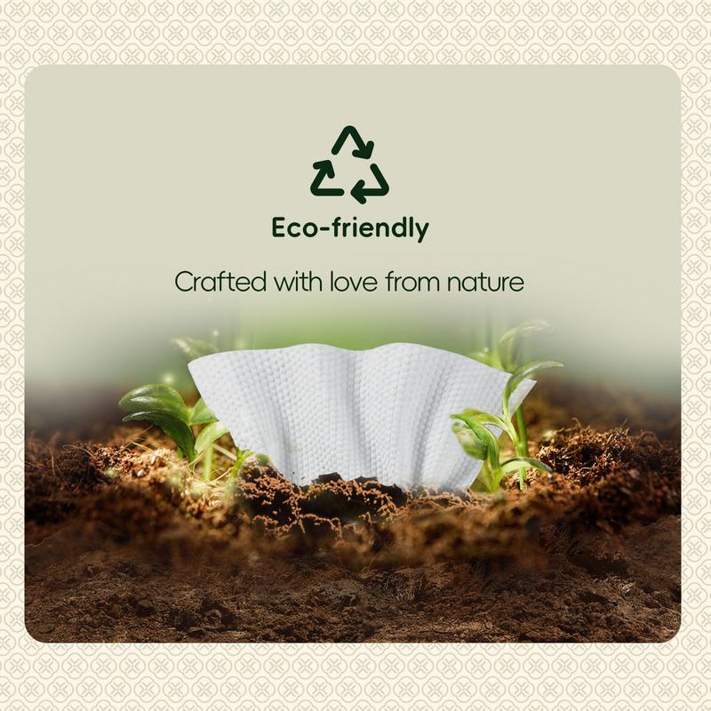 BlackFriday-Ecokiin Premium Disposable Face Towels Multi-Use Extra-Thick Super-Soft Eco-Friendly Biodegradable