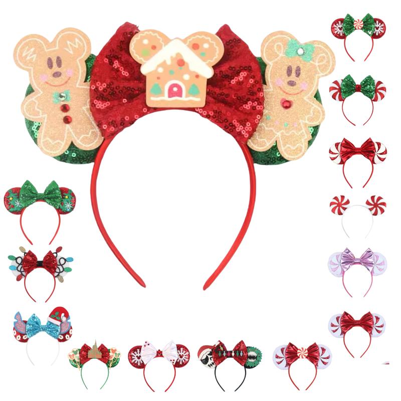 Christmas Ears - Perfect for Theme Park Visits, Dress-up, Parties, and more!